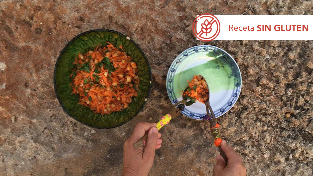 Ensalada de zanahoria con manzana